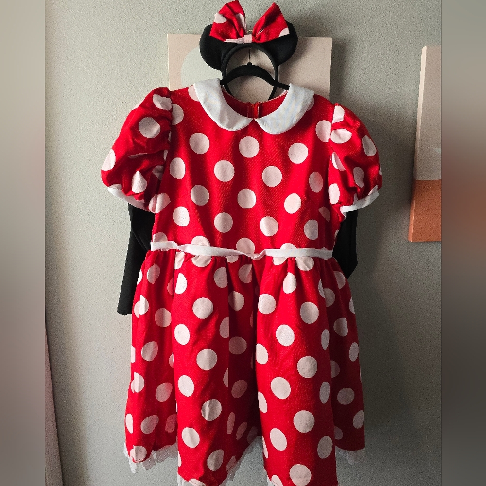 2X Plus Size Women's Minnie Mouse Halloween Costume